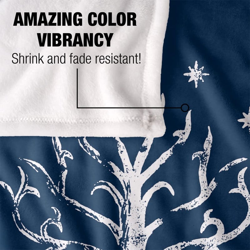 LOGOVISION The Lord of The Rings Blanket  36""x58"" Tree of Gondor Silky Touch Super Soft Throw Blanket - Image 4